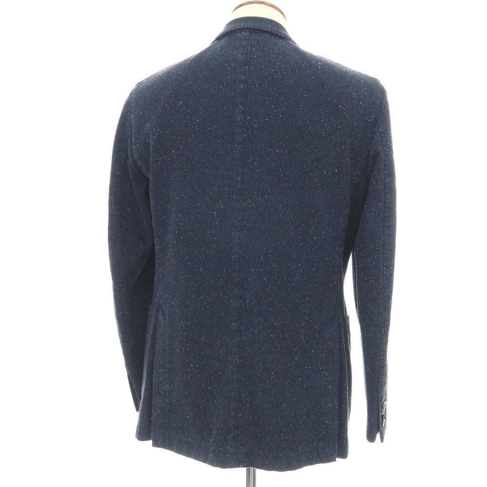 【中古】ボリオリ BOGLIOLI COAT コットンポリエステル 3B カジュアルジャケット ネイビー【サイズ48】【 状態ランクB 】【 メンズ 】