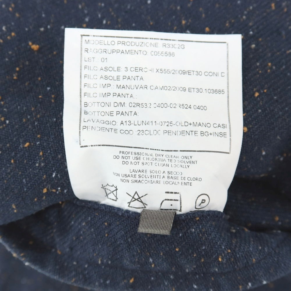 【中古】ボリオリ BOGLIOLI COAT コットンポリエステル 3B カジュアルジャケット ネイビー【サイズ48】【 状態ランクB 】【 メンズ 】