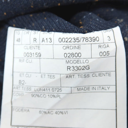 【中古】ボリオリ BOGLIOLI COAT コットンポリエステル 3B カジュアルジャケット ネイビー【サイズ48】【 状態ランクB 】【 メンズ 】