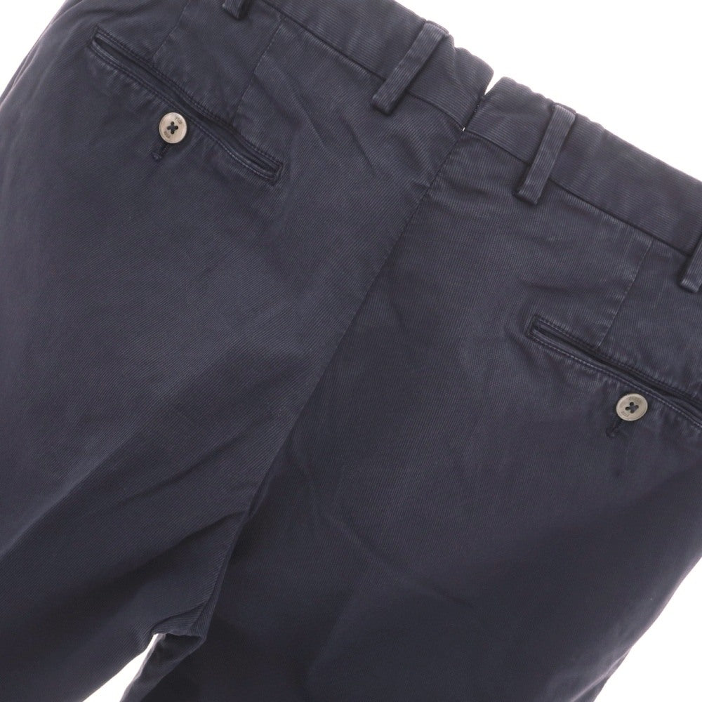 【中古】ピーティーゼロウーノ PT01 bespoke ストレッチコットン カジュアルスラックスパンツ ネイビー【サイズ50】【 状態ランクC 】【 メンズ 】