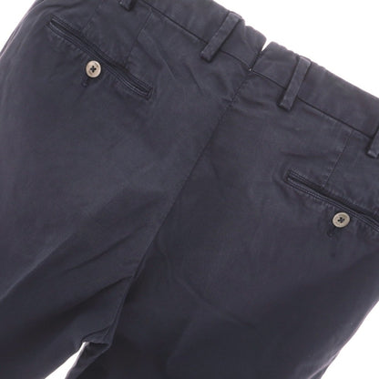 【中古】ピーティーゼロウーノ PT01 bespoke ストレッチコットン カジュアルスラックスパンツ ネイビー【サイズ50】【 状態ランクC 】【 メンズ 】