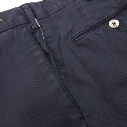 【中古】ピーティーゼロウーノ PT01 bespoke ストレッチコットン カジュアルスラックスパンツ ネイビー【サイズ50】【 状態ランクC 】【 メンズ 】