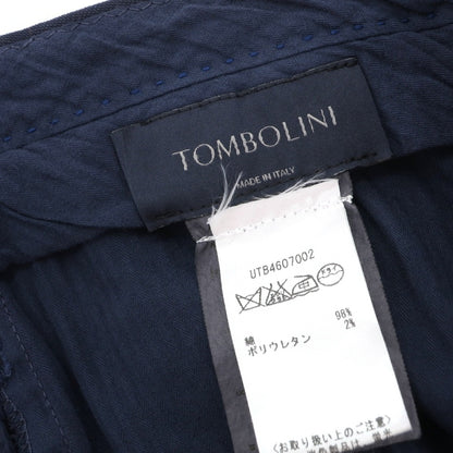 【中古】トンボリーニ TOMBOLINI ストレッチコットン カジュアルスラックスパンツ ネイビー【サイズ50】【 状態ランクC 】【 メンズ 】