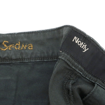 【中古】ノティファイ Notify SedNa ストレッチコットン カジュアルスラックスパンツ グレーカーキ【サイズ33】【 状態ランクB 】【 メンズ 】