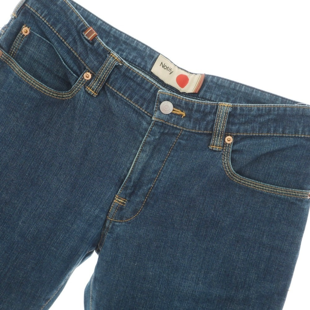 【中古】ノティファイ Notify NOBILIS ストレッチコットン デニムパンツ ジーンズ ダークブルー【サイズ32】【 状態ランクB 】【 メンズ 】
