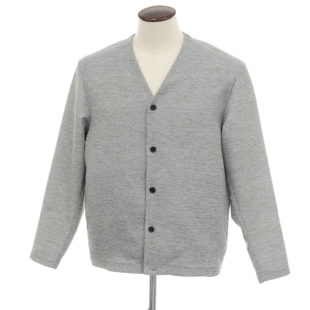 【中古】マッキントッシュフィロソフィー MACKINTOSH PHILOSOPHY ポリエステルコットンポリウレタン カーディガン ライトグレー【サイズ40】【 状態ランクB 】【 メンズ 】