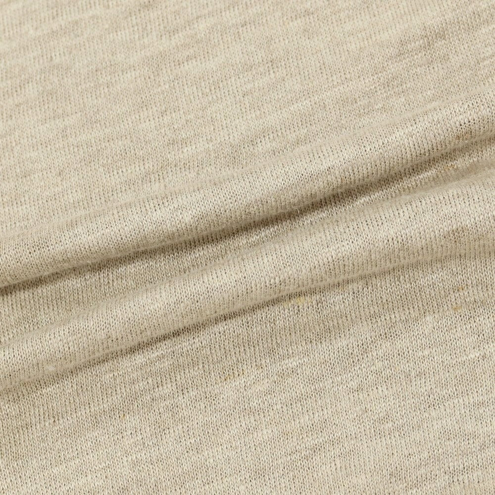 【中古】イレーヴ YLEVE 2026年春夏 リネン系 クルーネック 半袖ポケットTシャツ ベージュ【サイズ表記なし（L位）】【 状態ランクA 】【 メンズ 】
