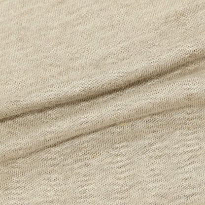 【中古】イレーヴ YLEVE 2026年春夏 リネン系 クルーネック 半袖ポケットTシャツ ベージュ【サイズ表記なし（L位）】【 状態ランクA 】【 メンズ 】