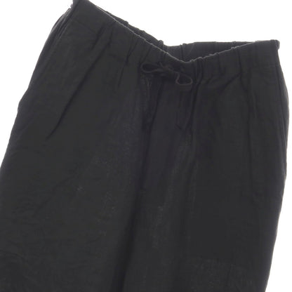 【中古】マーカ marka ARKnets別注 リネン イージーパンツ ブラック【サイズ2】【 状態ランクB 】【 メンズ 】