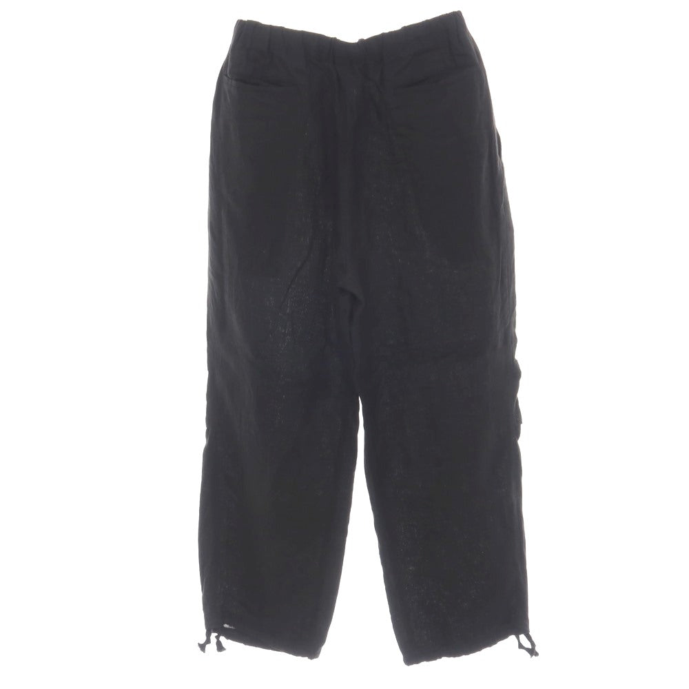【中古】マーカ marka ARKnets別注 リネン イージーパンツ ブラック【サイズ2】【 状態ランクB 】【 メンズ 】