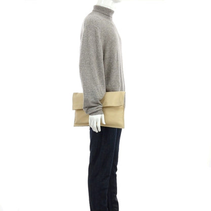【中古】シセイ Cisei 1210LD レザー クラッチバッグ ベージュ【 状態ランクA 】【 メンズ 】