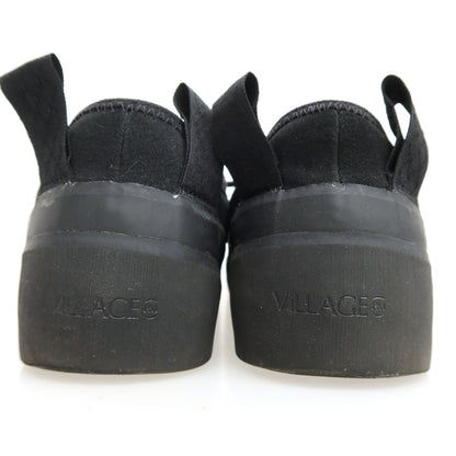 【中古】ヴィレッジピーエム Village PM スエード スニーカー ブラック【サイズ26.5】【 状態ランクB 】【 メンズ 】