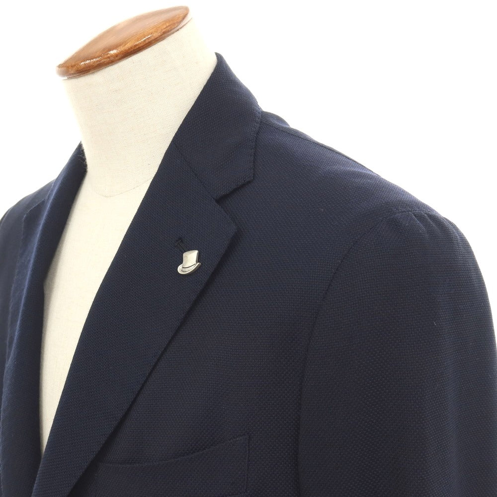 【中古】タリアトーレ TAGLIATORE ウール 2B テーラードジャケット ネイビー【サイズ48】【 状態ランクB 】【 メンズ 】