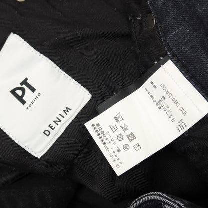 【中古】ピーティートリノ デニム PT TORINO DENIM SWING ストレッチ コットンレーヨンポリエステル デニムパンツ ブラック【サイズ33】【 状態ランクB 】【 メンズ 】