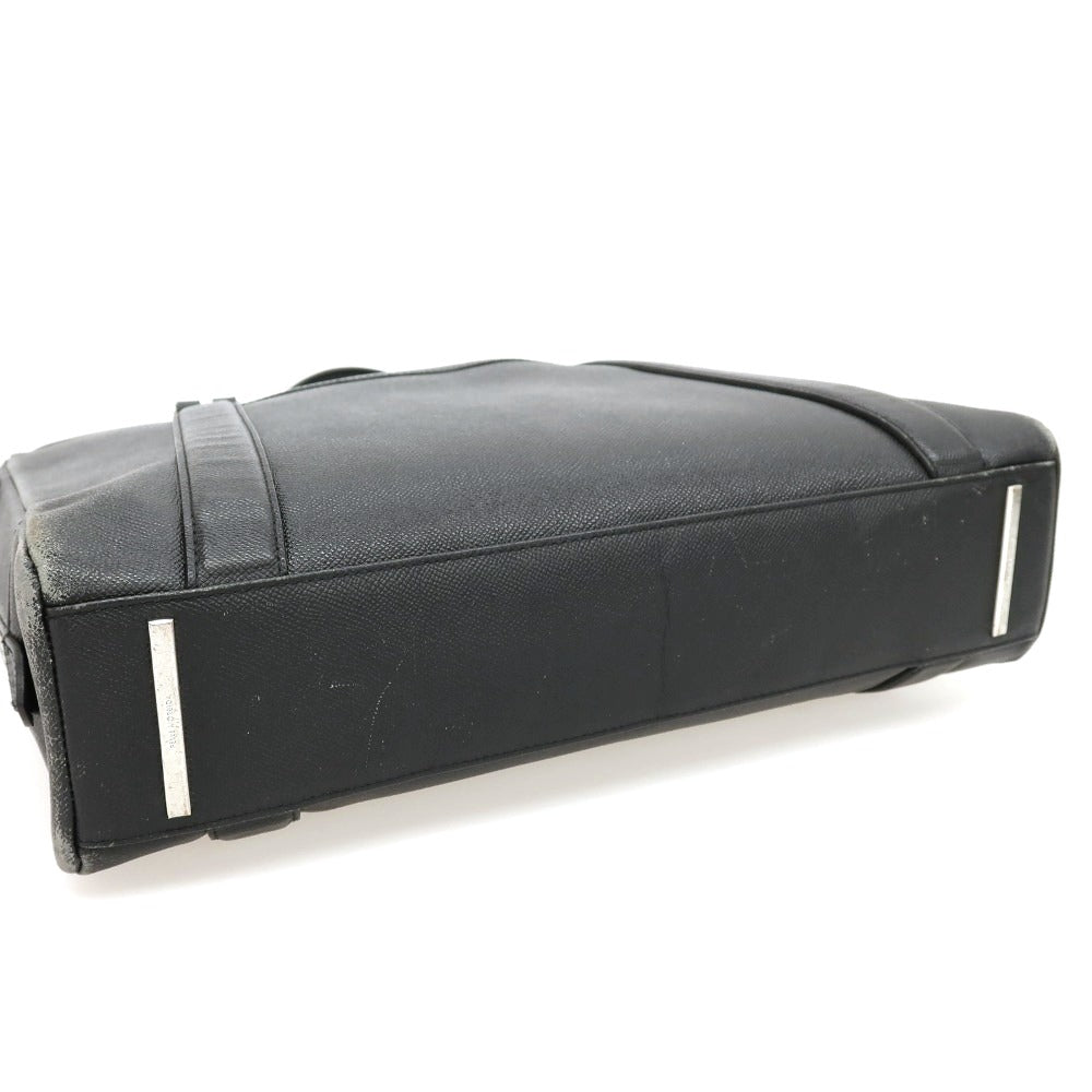 【中古】ペッレモルビダ PELLE MORBIDA deck/9 レザー ブリーフケース ブラック【 状態ランクC 】【 メンズ 】