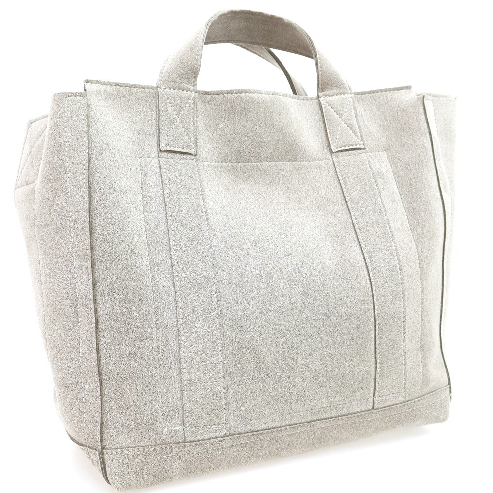【中古】ザッツ zattu 2way マイクロファイバースエード トートバッグ グレージュ【 状態ランクB 】【 メンズ 】