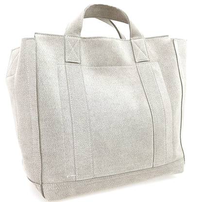 【中古】ザッツ zattu 2way マイクロファイバースエード トートバッグ グレージュ【 状態ランクB 】【 メンズ 】