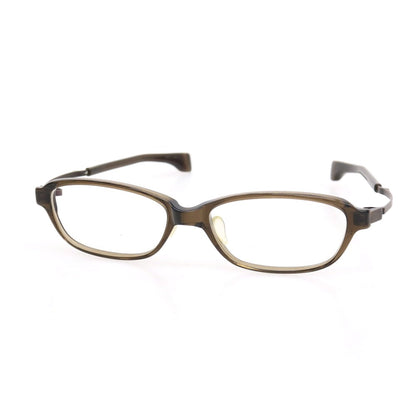 【中古】フォーナインズ 999.9 プラスチック×チタン メガネ ブラウン【サイズ55□17_146】【 状態ランクC 】【 メンズ 】