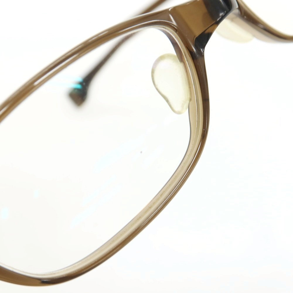 【中古】フォーナインズ 999.9 プラスチック×チタン メガネ ブラウン【サイズ55□17_146】【 状態ランクC 】【 メンズ 】