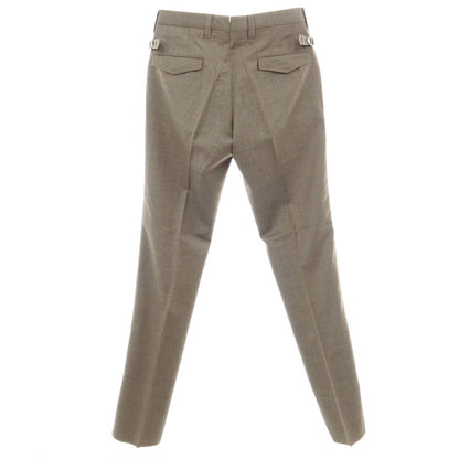 【中古】ピーティーゼロウーノ PT01 BEAMS F別注 SILVER CHINO SUPER100’S ウール ドレススラックスパンツ グレーブラウン系【サイズ46】【 状態ランクA 】【 メンズ 】