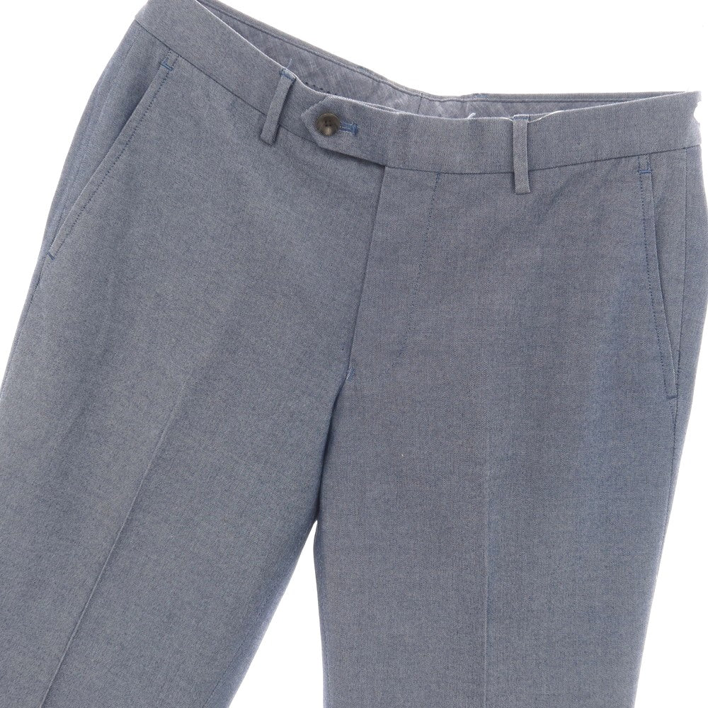 【中古】グリーンレーベルリラクシング green label relaxing ストレッチ コットンポリエステル カジュアルスラックスパンツ ネイビーブルー【サイズM】【 状態ランクB 】【 メンズ 】