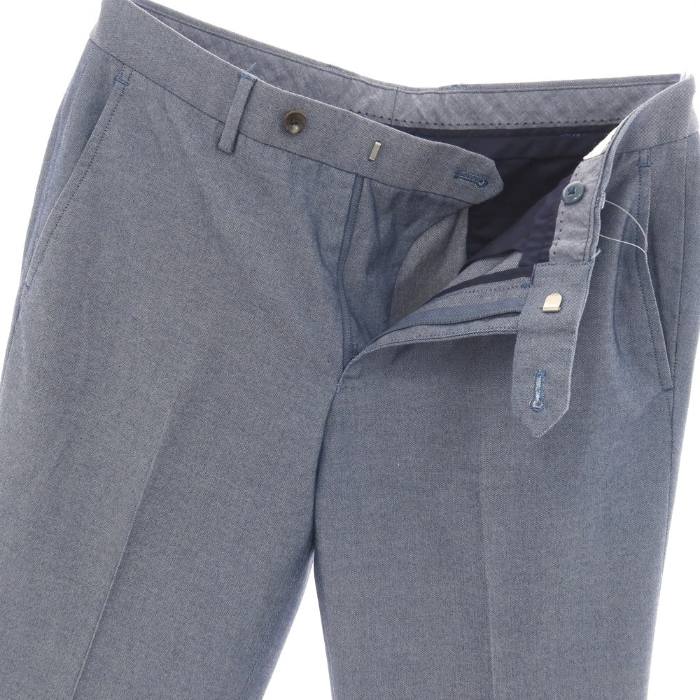 【中古】グリーンレーベルリラクシング green label relaxing ストレッチ コットンポリエステル カジュアルスラックスパンツ ネイビーブルー【サイズM】【 状態ランクB 】【 メンズ 】