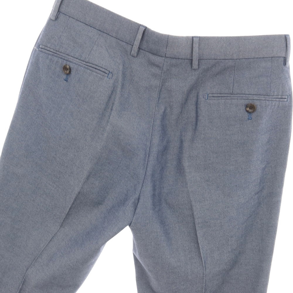 【中古】グリーンレーベルリラクシング green label relaxing ストレッチ コットンポリエステル カジュアルスラックスパンツ ネイビーブルー【サイズM】【 状態ランクB 】【 メンズ 】
