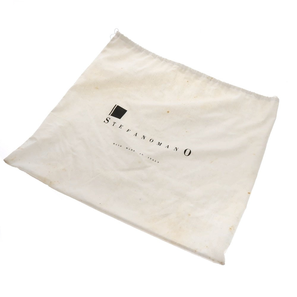 【中古】ステファノマーノ STEFANOMANO レザー ブリーフケース ブラック【 状態ランクD 】【 メンズ 】