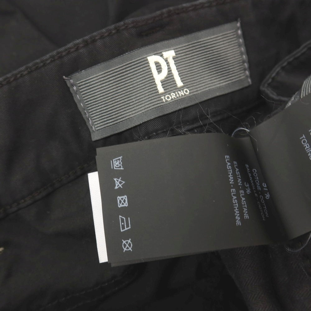 【中古】ピーティートリノ デニム PT TORINO DENIM SWING ストレッチ コットン 5ポケットパンツ ブラック【サイズ31】【 状態ランクB 】【 メンズ 】