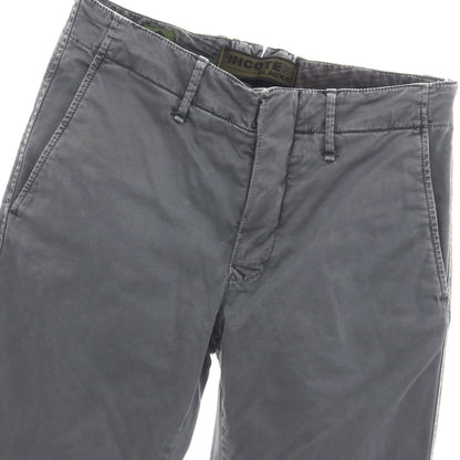 【中古】インコテックス スラックス INCOTEX SLACKS ストレッチ コットン カジュアルスラックスパンツ グレー【サイズ30】【 状態ランクB 】【 メンズ 】