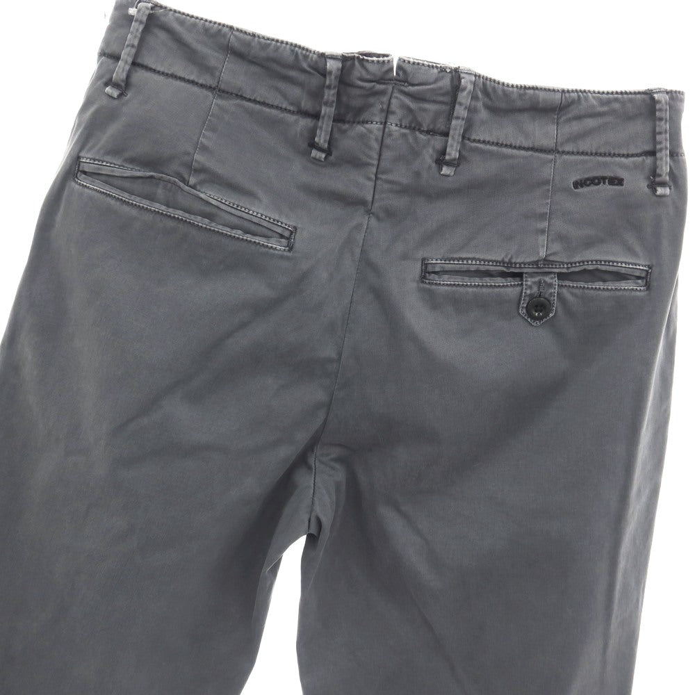【中古】インコテックス スラックス INCOTEX SLACKS ストレッチ コットン カジュアルスラックスパンツ グレー【サイズ30】【 状態ランクB 】【 メンズ 】
