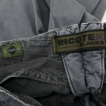 【中古】インコテックス スラックス INCOTEX SLACKS ストレッチ コットン カジュアルスラックスパンツ グレー【サイズ30】【 状態ランクB 】【 メンズ 】