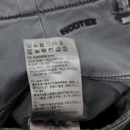 【中古】インコテックス スラックス INCOTEX SLACKS ストレッチ コットン カジュアルスラックスパンツ グレー【サイズ30】【 状態ランクB 】【 メンズ 】