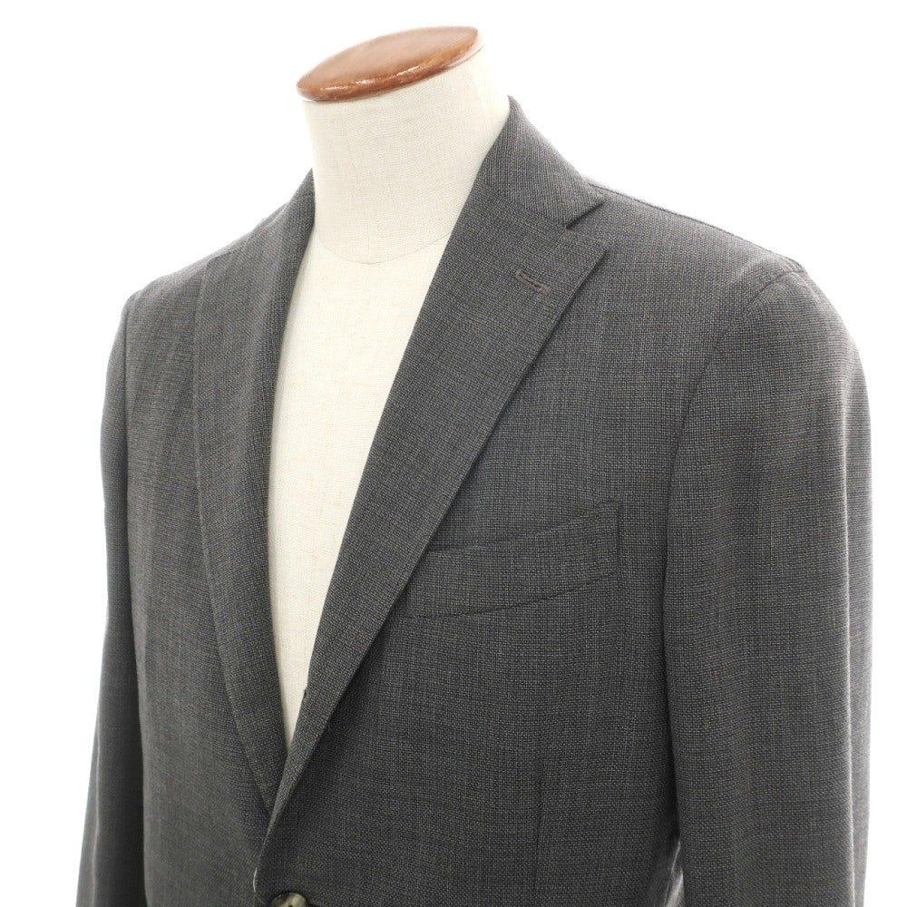 【中古】ボリオリ BOGLIOLI K.JACKET ストレッチウール 3B テーラードジャケット ダークグレー【サイズ46】【 状態ランクC 】【 メンズ 】