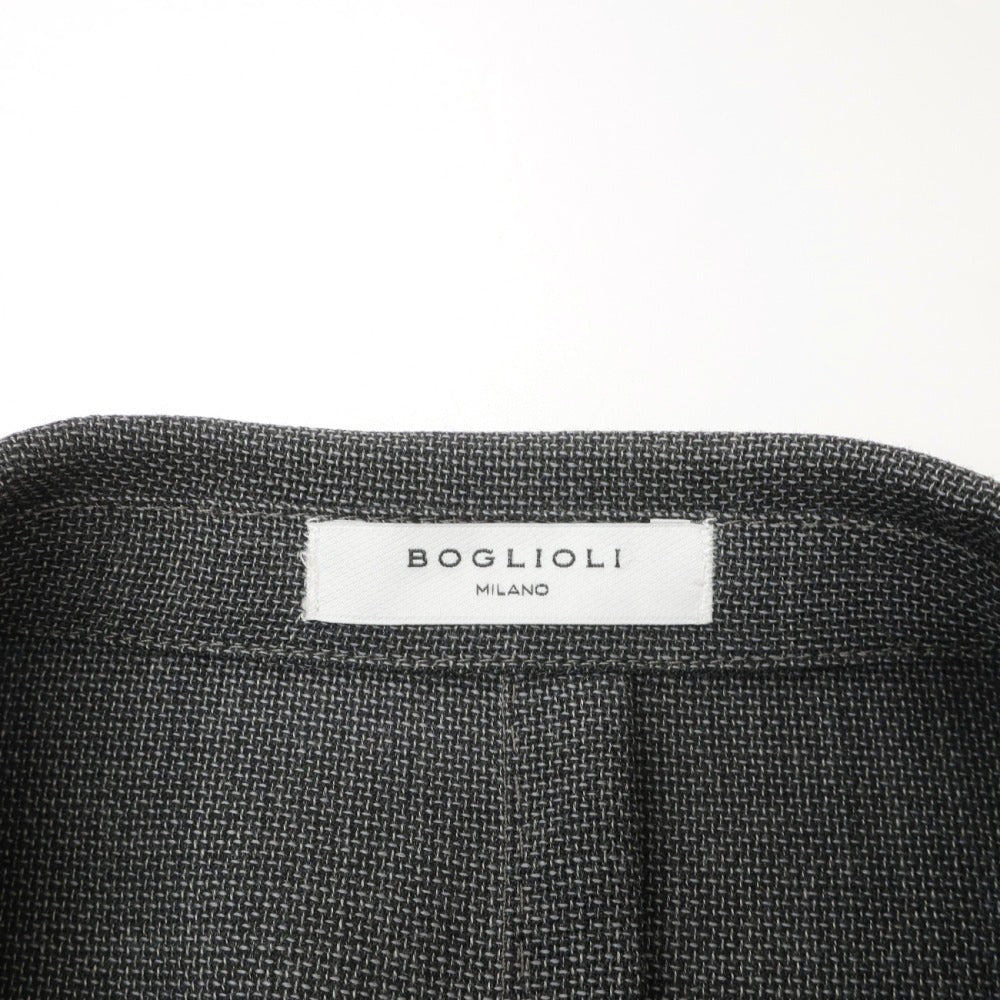 【中古】ボリオリ BOGLIOLI K.JACKET ストレッチウール 3B テーラードジャケット ダークグレー【サイズ46】【 状態ランクC 】【 メンズ 】