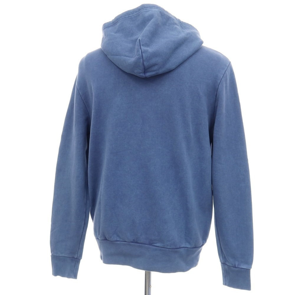 【中古】ポロ ラルフローレン Polo Ralph Lauren コットン スウェット プルオーバー パーカー ブルー【サイズS】【 状態ランクC 】【 メンズ 】