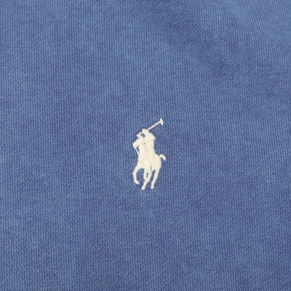 【中古】ポロ ラルフローレン Polo Ralph Lauren コットン スウェット プルオーバー パーカー ブルー【サイズS】【 状態ランクC 】【 メンズ 】