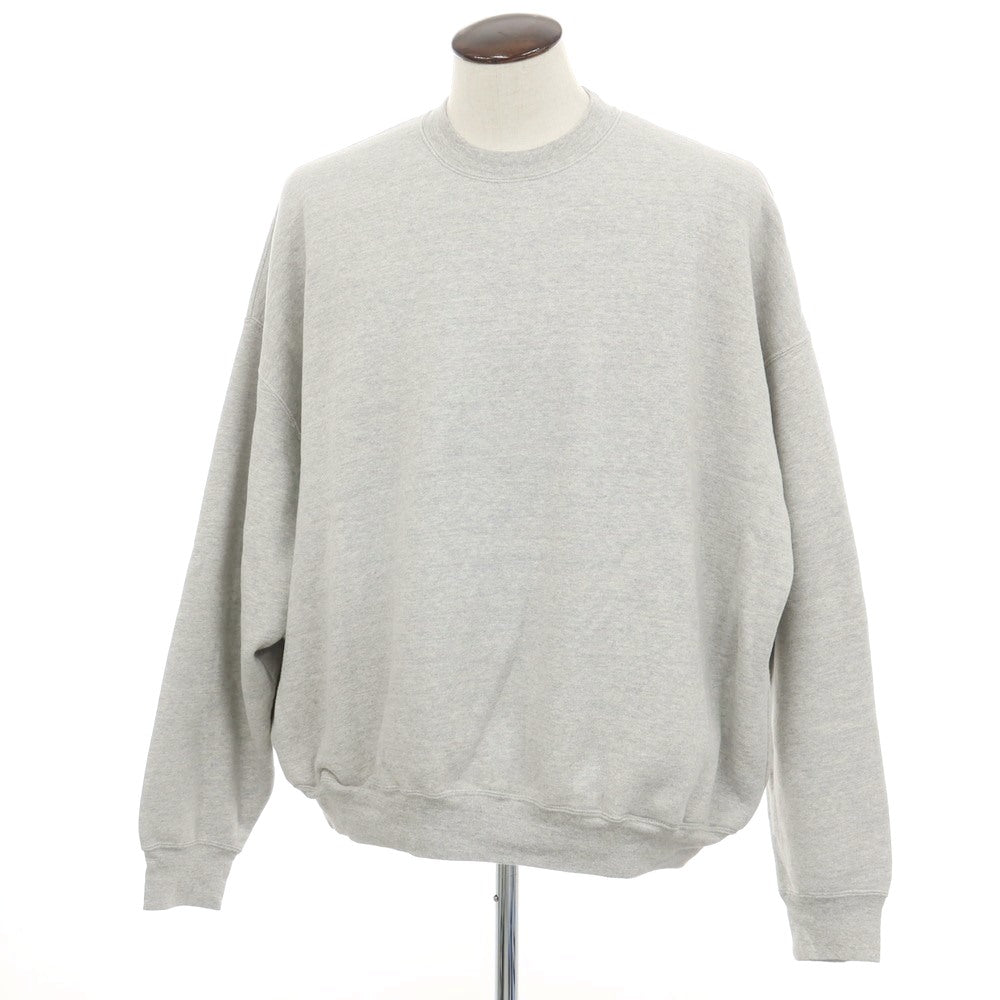 【中古】レミレリーフ REMI RELIEF コットン 裏起毛 クルーネック スウェット グレー【サイズXL】【 状態ランクB 】【 メンズ 】