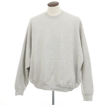 【中古】レミレリーフ REMI RELIEF コットン 裏起毛 クルーネック スウェット グレー【サイズXL】【 状態ランクB 】【 メンズ 】