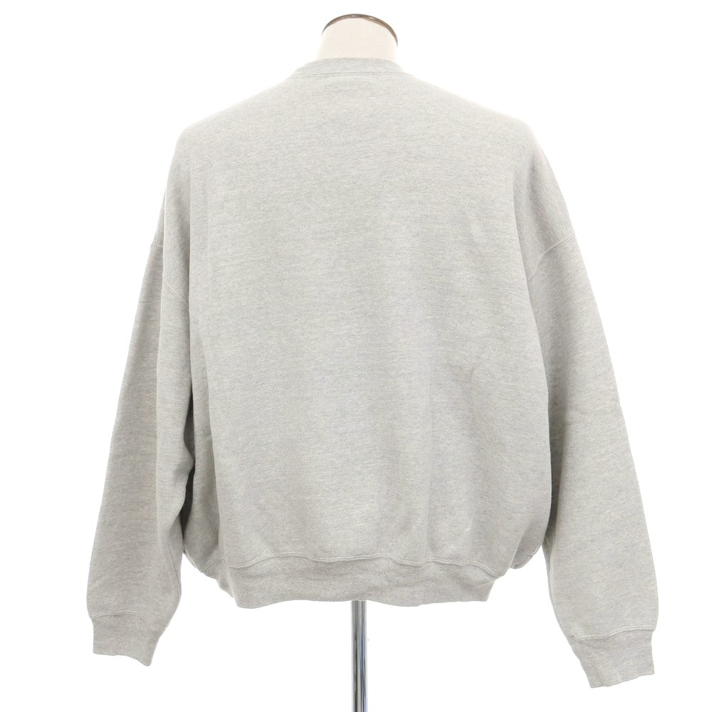 【中古】レミレリーフ REMI RELIEF コットン 裏起毛 クルーネック スウェット グレー【サイズXL】【 状態ランクB 】【 メンズ 】