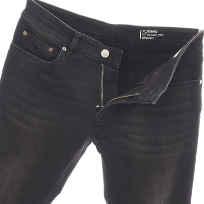 【中古】ピーティートリノ デニム PT TORINO DENIM ROCK ストレッチ コットン デニムパンツ ブラック【サイズ33】【 状態ランクB 】【 メンズ 】