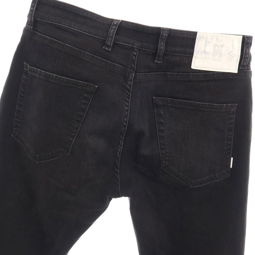 【中古】ピーティートリノ デニム PT TORINO DENIM ROCK ストレッチ コットン デニムパンツ ブラック【サイズ33】【 状態ランクB 】【 メンズ 】