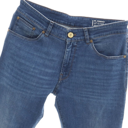 【中古】ピーティートリノ デニム PT TORINO DENIM SWING ストレッチ コットンポリエステル デニムパンツ ジーンズ ブルー【サイズ32】【 状態ランクB 】【 メンズ 】