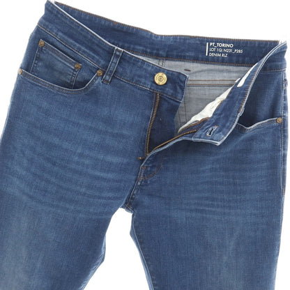 【中古】ピーティートリノ デニム PT TORINO DENIM SWING ストレッチ コットンポリエステル デニムパンツ ジーンズ ブルー【サイズ32】【 状態ランクB 】【 メンズ 】
