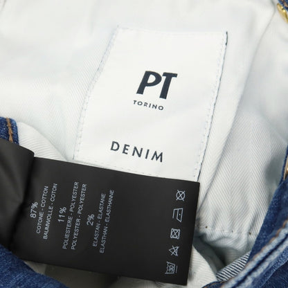 【中古】ピーティートリノ デニム PT TORINO DENIM SWING ストレッチ コットンポリエステル デニムパンツ ジーンズ ブルー【サイズ32】【 状態ランクB 】【 メンズ 】