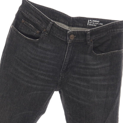 【中古】ピーティートリノ デニム PT TORINO DENIM ROCK ストレッチ コットン デニムパンツ ジーンズ ブラック【サイズ33】【 状態ランクB 】【 メンズ 】