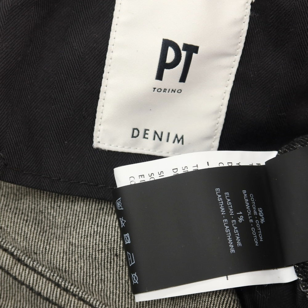 【中古】ピーティートリノ デニム PT TORINO DENIM ROCK ストレッチ コットン デニムパンツ ジーンズ ブラック【サイズ33】【 状態ランクB 】【 メンズ 】