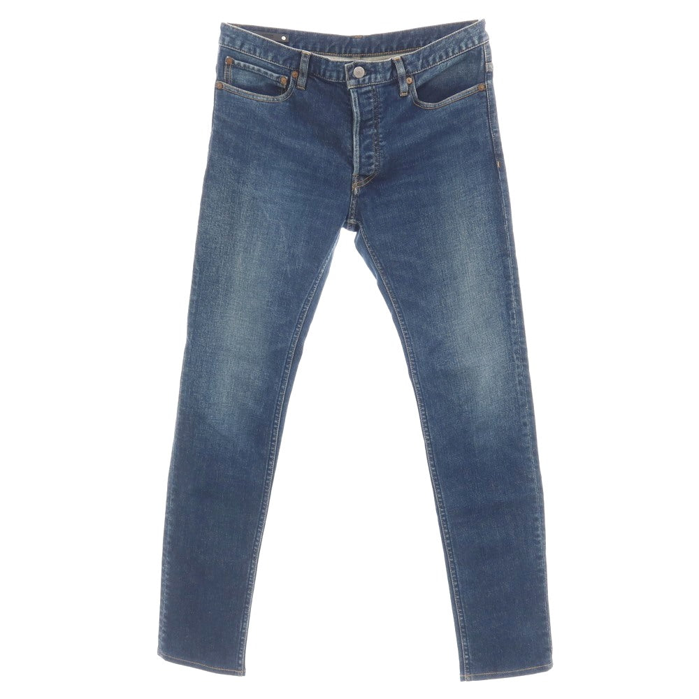 【中古】マインデニム MINEDENIM S.SLIM ストレッチ コットン デニムパンツ ジーンズ ブルー【サイズ10】【 状態ランクB 】【 メンズ 】