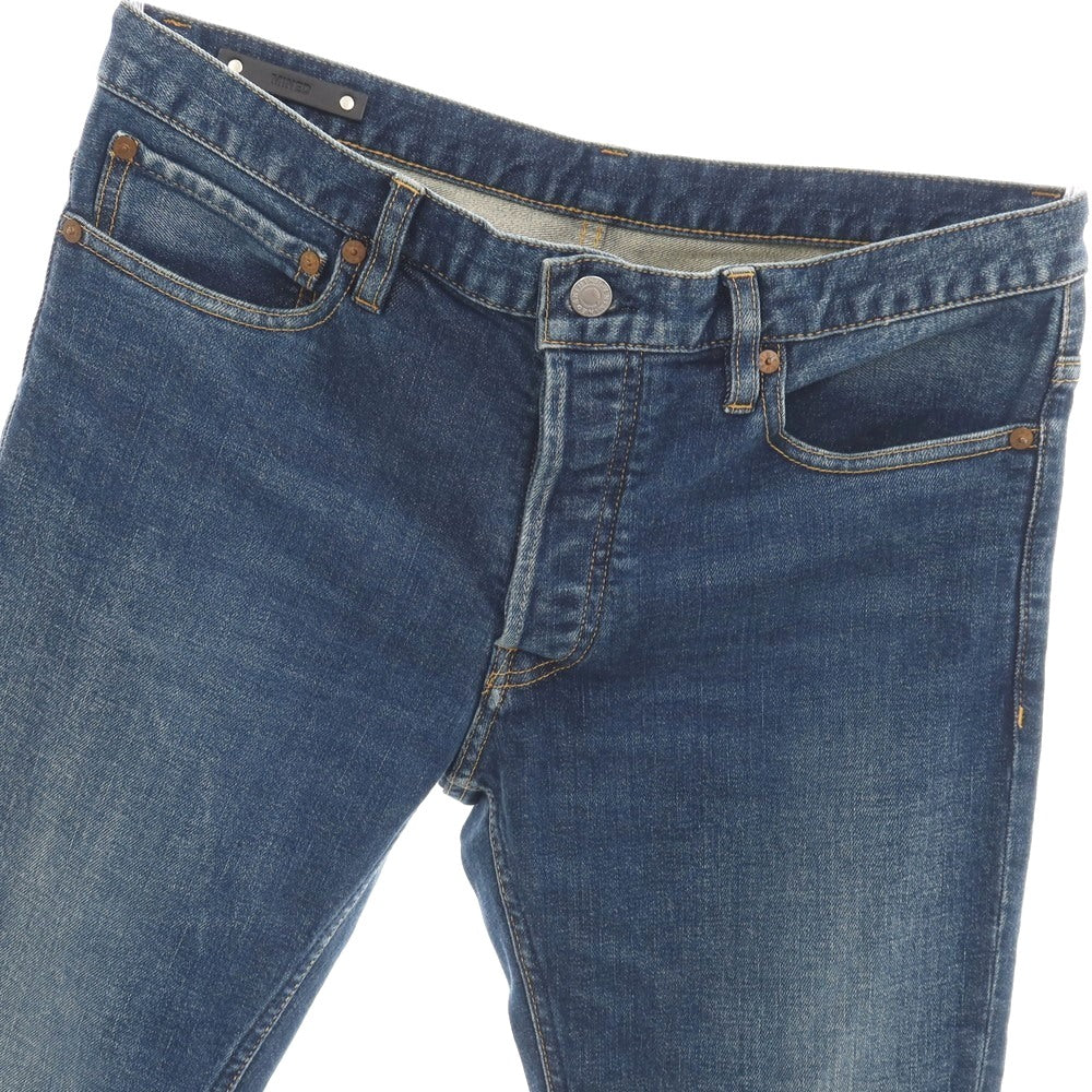【中古】マインデニム MINEDENIM S.SLIM ストレッチ コットン デニムパンツ ジーンズ ブルー【サイズ10】【 状態ランクB 】【 メンズ 】