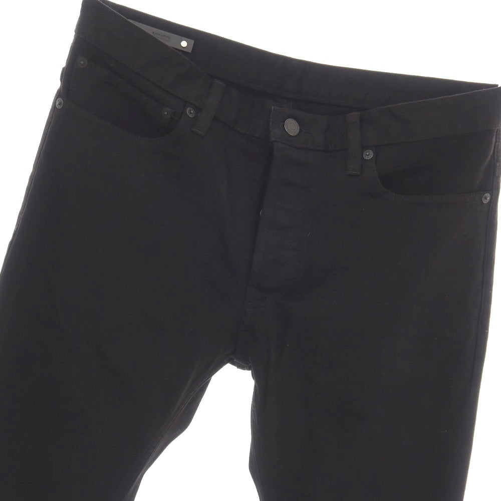 【中古】マインデニム MINEDENIM S.SLIM ストレッチ コットン デニムパンツ ブラック【サイズ10】【 状態ランクA 】【 メンズ 】